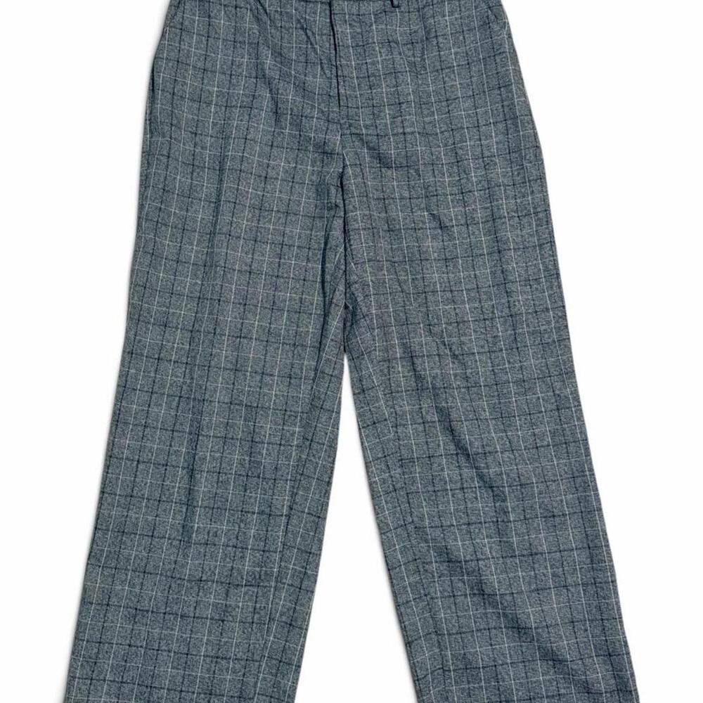 Shein gray white plaid